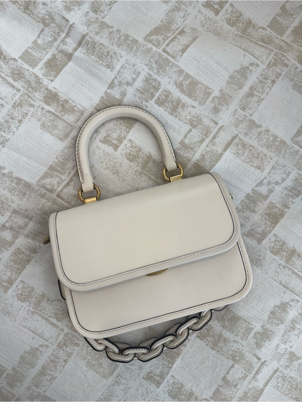 Coach Rogue Top Top-Handle Women’s Bag with Chain Accent